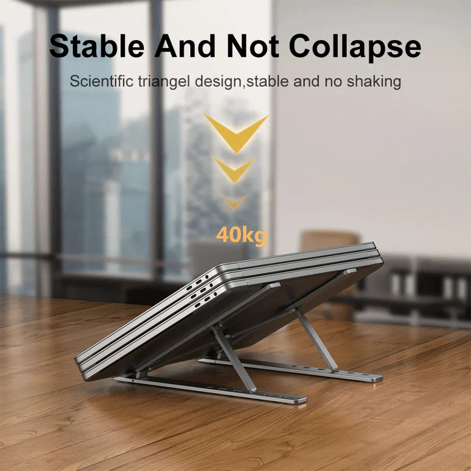 Laptop & Tablet Stand Non-slip ABS Adjustable Foldable Holder
