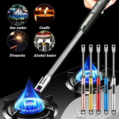 Multipurpose Portable Rechargeable Electric Lighter for Everyday Home and Kitchen Outdoor Use