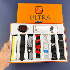 Buy 7 in 1 Ultra Smart Watch in Pakistan | Fitness Tracker, Heart Rate Monitor, Call & Message Alerts