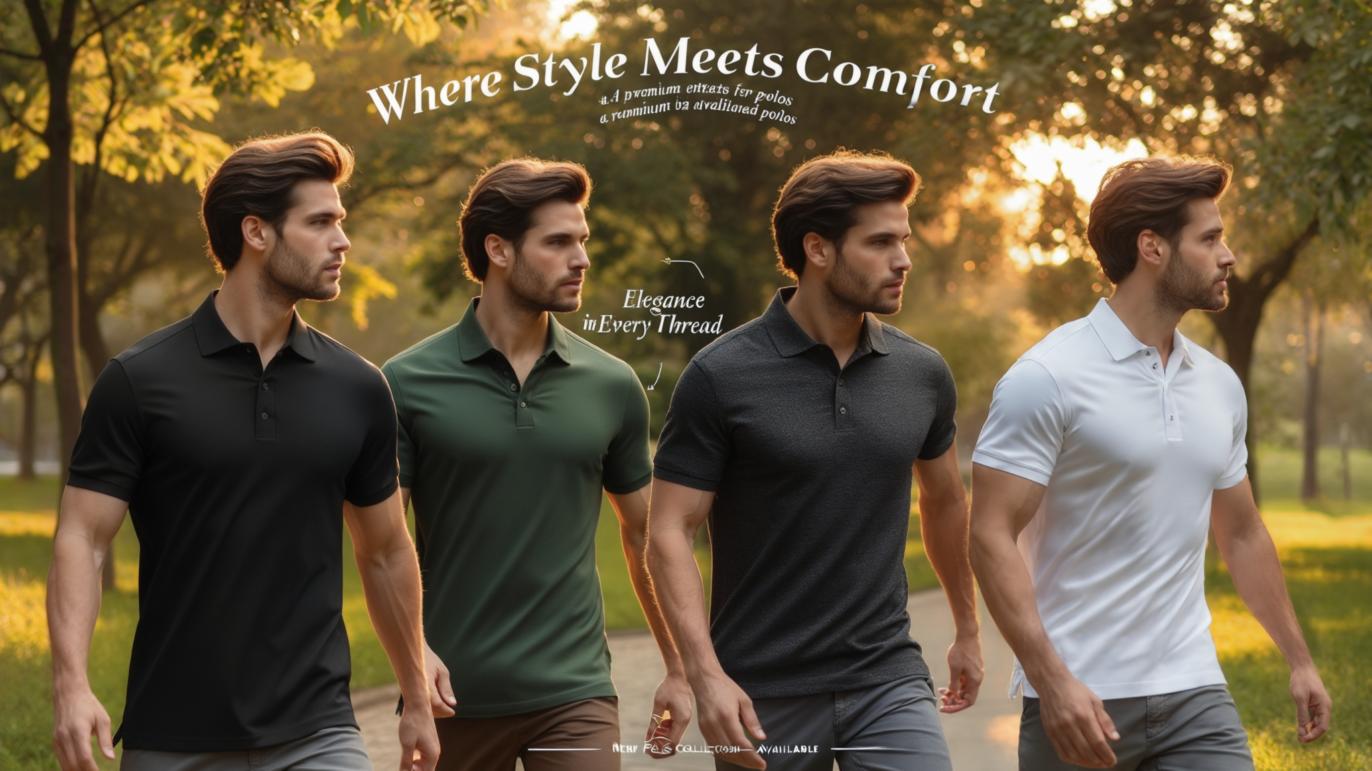 Men's Casual Fashion Breathable Polo Shirt Comfortable Embroidered Top for Business And Leisure