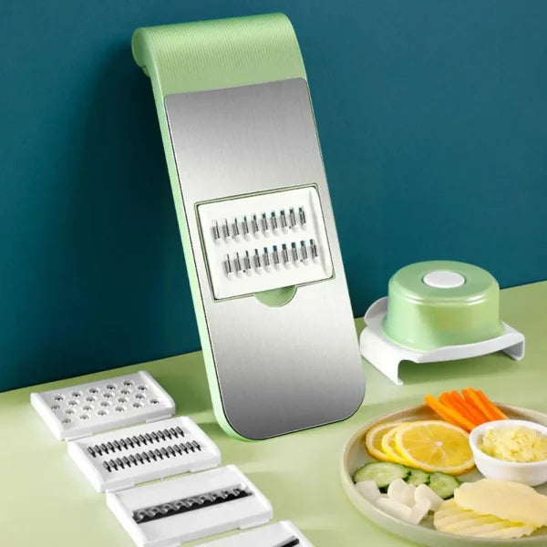 Safe Kitchen Chopper, Grater & Shredder for Potato, Carrot, Garlic (Random Colors)
