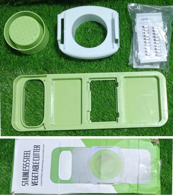 Safe Kitchen Chopper, Grater & Shredder for Potato, Carrot, Garlic (Random Colors)